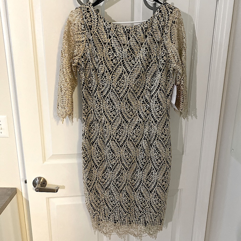 Paper Dolls Gold Bodycon Dress